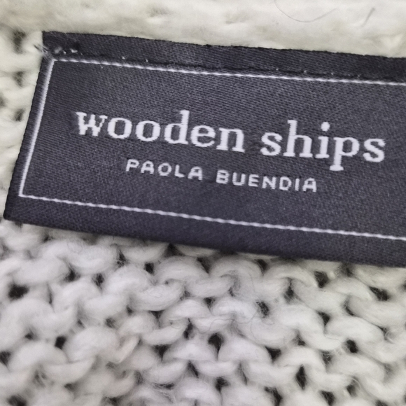 SPRING SALE | Wooden Ships Camo Star Raglan Sweater M/L - Picture 4 of 5